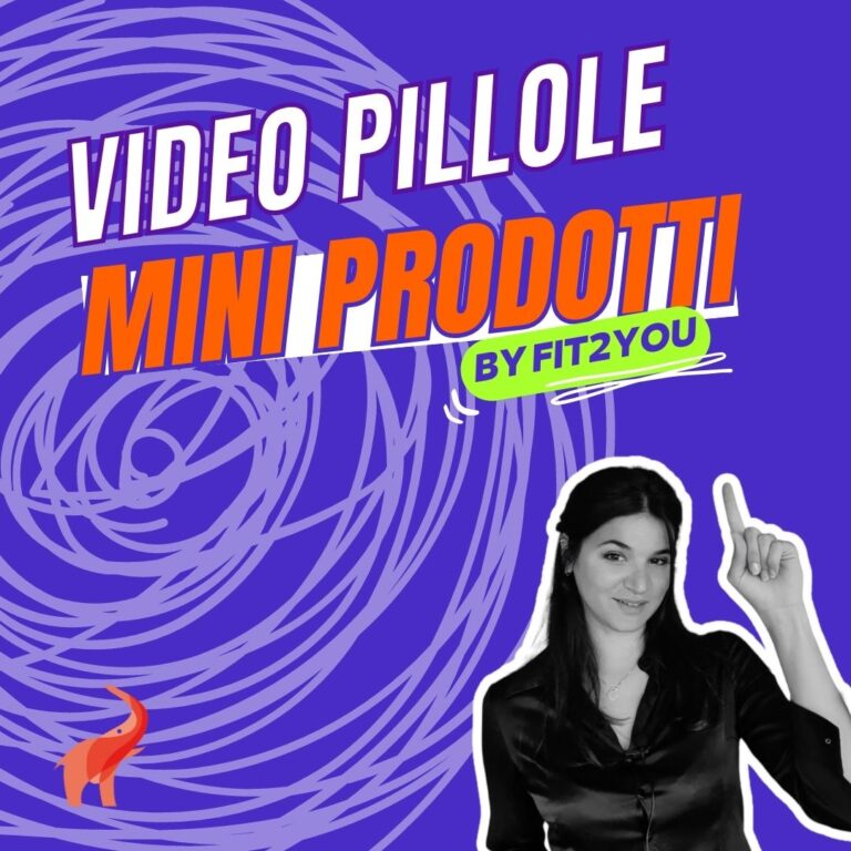 video pillole mini prodotti