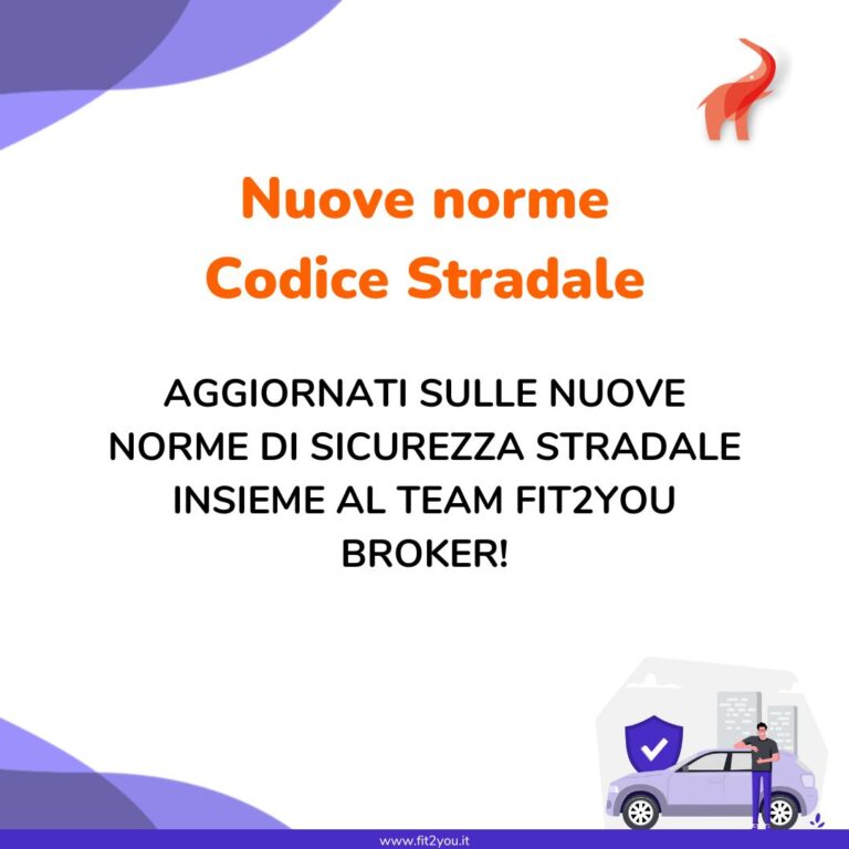 nuove norme codice stradale fit2you